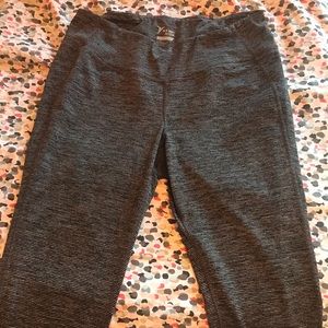 FINAL PRICE Grey and black Capri Leggings